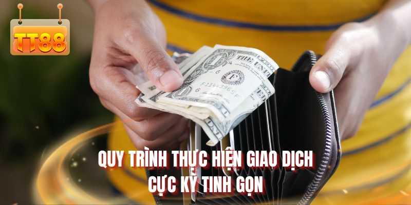 Quy trình thực hiện giao dịch cực kỳ tinh gọn